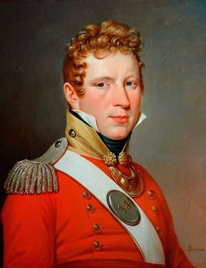 An Officer of the 3rd Battalion, the 14th Regiment of Foot, 1816 (Jean-Pierre-Frédéric Barrois) (1786-1841)   Regiment of Yorkshire Museum, York  