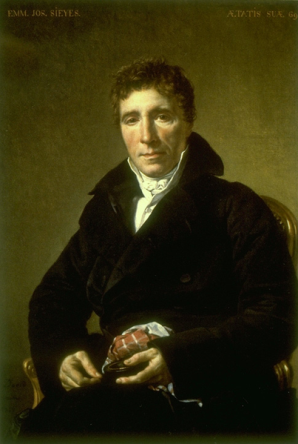 Emmanuel Joseph Sieyes (cropped version),  1817 (Jacques Louis David) (1748-1825) Location TBD