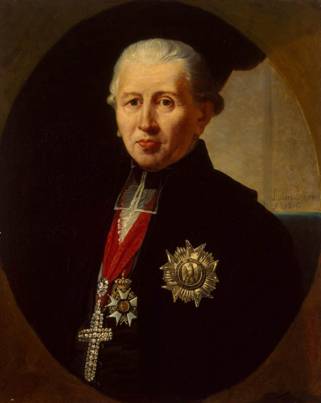 Karl Theodor von Dalberg, ca. 1811  (Robert Lefevre) (1755-1830) State Hermitage Museum, St. Petersburg 