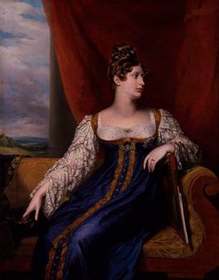 Princess Charlotte Augusta of Wales, ca. 1817  (George Dawe) (1781-1829) National Portrait Gallery, London   NPG 51 