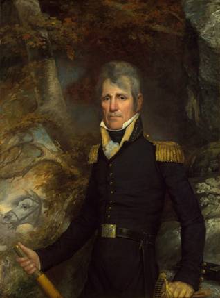 General Andrew Jackson,  ca. 1819  (John Wesley Jarvis) (1780-1840)   The Metropolitan Museum of Art, New York, NY    64.8 