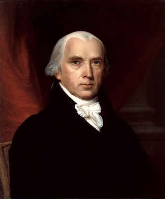 James Madison, President of the United States, 1816 (John Vanderlyn) (1775-1852)   Location TBD 