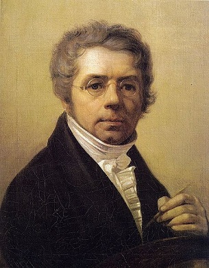 Self-Portrait, 1811 (Alexei Gavrilovich Venetsianov) (1780-1847)  State Tretyakov Gallery, Moscow,  No. 132,  Room 14 