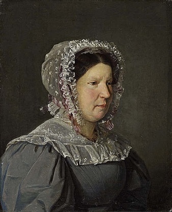 Cecilia Margaret Købke, the artists mother, 1829 (Christian Købke) (1810-1848)  Scottish National Gallery, Edinburgh,  NG 2741   