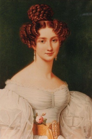Eugénie de Beauharnais, Princess of Hohenzollern-Hechingen, 1826 (Joseph Karl Stieler) (1781-1858)  Location TBD   