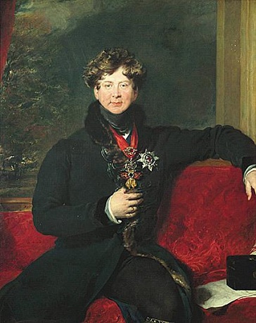 George IV, King of England, 1822 (Sir Thomas Lawrence) (1769-1830)   Devonshire Collection, Chatsworth House, Derbyshire