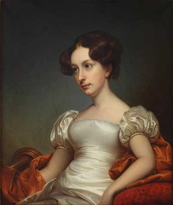 Catherine Peabody Gardner, 1827 (Rembrandt Peale) (1778-1860)   Private Callection  