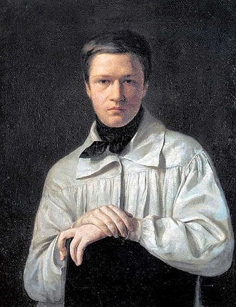 Self-Portrait, 1825 (Alexei Tyranov) (1808-1859)   Location TBD   