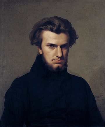 Ambroise Thomas, 1834 (Jean-Hippolyte Flandrin) (1809-1864)  Musée Ingres, Montauban 