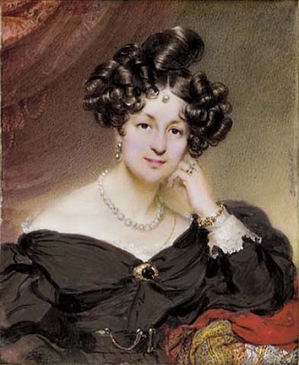 Elisebeth Ksaverevna Vorontsova, ca. 1836 (Moritz Michael Daffinger) (1790-1849)   Sepherot Foudation, Vaduz, Liechtenstein 
