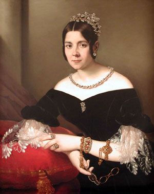 Fanny Preinitsch, ca. 1838 (Giuseppe Tominz) (1790-1866)  Location TBD   