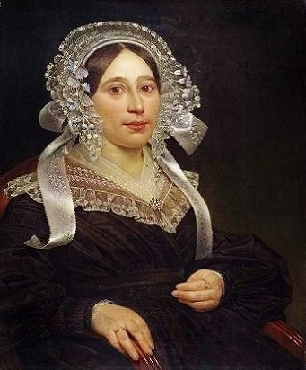 Henriette de Brouwer, 1839 (Pierre van Hanselaere) (1786-1862)  Museum voor Schone Kunsten, Gent  