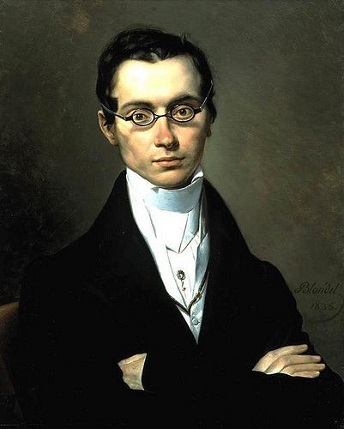 A Man with Glasses, 1835 (Merry-Joseph Blondel) (1781-1853)  Private Collection 