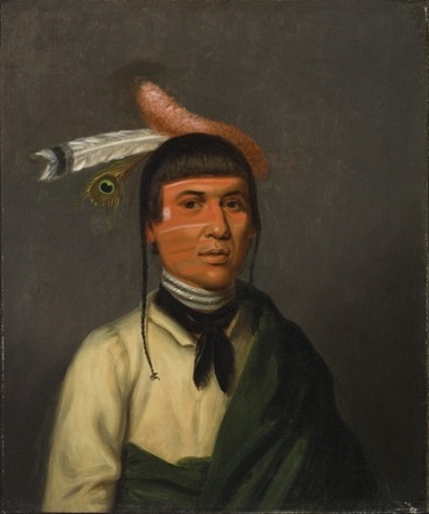 No-Tin,  "Wind",  Chippewa Chief, ca. 1832 (Henry Inman)  (1801-1846)  Los Angeles County Museum of Art,  M.2008.58 