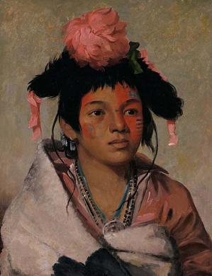 Tcha-káuk-o-ko-máugh, Great Chief, A Boy, 1831 (George Catlin) (1796-1872)  Smithsonian American Art Museum, 1985.66.225  