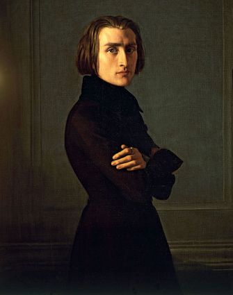 Franz Liszt, 1839 (Henri Lehmann) (1814-1882)  Location TBD 