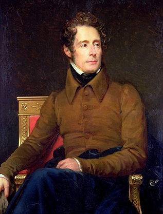  Alphonse de Lamartine, ca. 1830  (François Gérard) (1770-1837)  Location TBD 