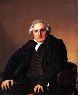 Louis-Francois Bertin, ca. 1832  (Jean Ingres)  (1780-1867) Location TBD 
