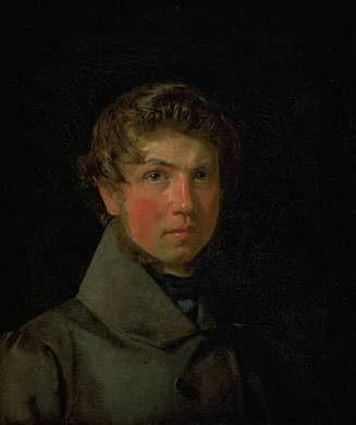 Self-Portrait, ca. 1833 (Christen Købke) (1810-1848) Statens Museum for Kunst, København 