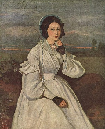 Madame Charmois, 1837 (Jean-Baptiste-Camille Corot) (1796-1875)   Musée du Louvre, Paris  