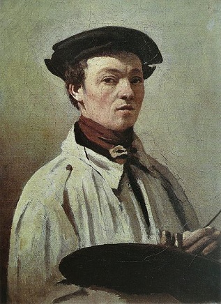Self-Portrait, ca. 1835 (Jean-Baptiste-Camille Corot) (1796-1875)    Galleria degli Uffizi, Firenze 