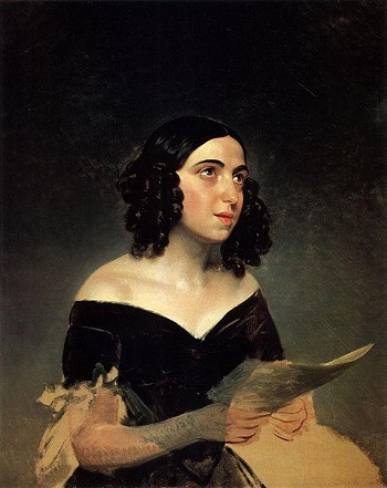 Anna Vorobyeva-Petrova, 1841 (Karl Briullov) (1799-1852)  Location TBD 