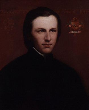Augustus Welby Northmore Pugin, ca. 1840 (Unknown Artist)  National Portrait Gallery, London, NPG 1404 