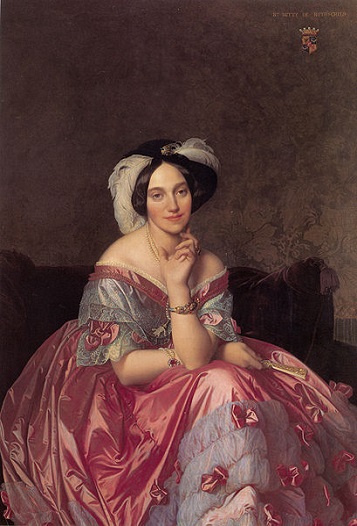Betty Salomon,  Baronne von Rothschild, 1848 (Jean-Auguste-Dominique Ingres) (1780-1867)  Private Collection  