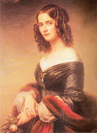 Cecile Mendelssohn Bartholdy, 1846 (Eduard Magnus) (1799-1872)   Staatsbibliothek zu Berlin   