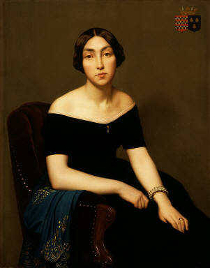Madame Louis Antoine de Cambourg, 1846 (Jean-Hippolyte Flandrin) (1806-1864) Detroit Institute of the Arts 