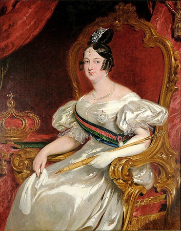 Maria II, Queen of Portugal, ca. 1840 (John Simpson) (1782-1847)  Museu Imperial de Petrópolis, Rio de Janeiro  