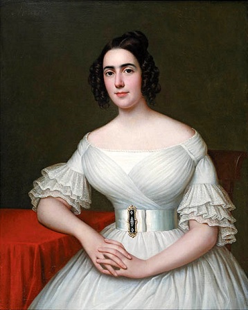 Mme. Augustine Massicot Tanneret, ca. 1843 (Jacques Amans) (1801-1888)  The Historic New Orleans Collection, LA   