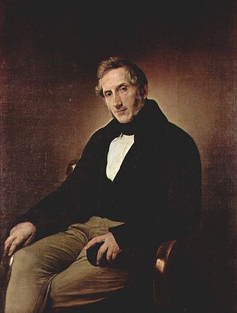 Alessandro Manzoni, 1841 (Francesco Hayez) (1791-1882)   Pinacoteca di Brera, Milano  