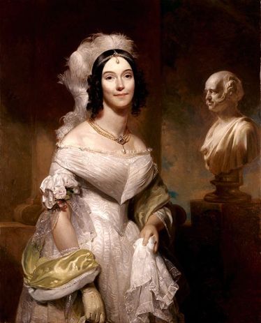 Angelica Singleton van Buren, 1842 (Henry Inman) (1801-1846) The White House Art Collection, Washington D.C.