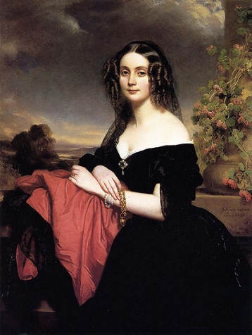 Claire de Bearn, Duchess of Vallombrosa, 1840 (Franz Xaver Winterhalter) (1805-1873)  Private Collection 