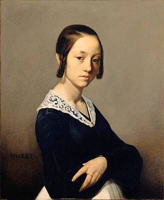 Louise-Antoinette Feuardent, 1841 (Jean-François Millet) (1814-1875) J. Paul Getty Museum, Los Angeles, CA 95.PA.67 