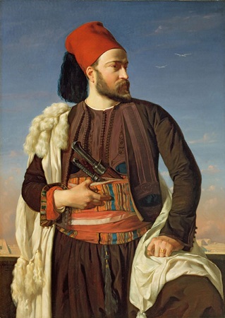 Leconte de Floris in Egyptian Army Uniform, 1840 (François-Leon Benouville) (1821-1859)  Dahesh Museum of Art, New York, NY  