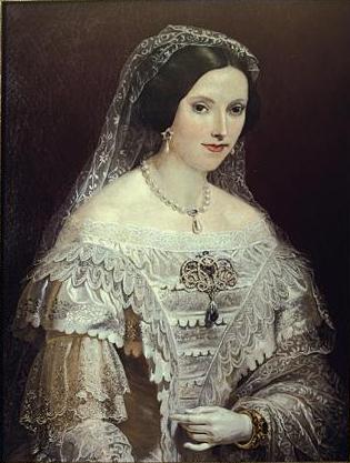 A Woman, possibly Maria Adelaide of Austria, Queen of Sardinia, ca. 1845 (Unknown Artist)  Location TBD    