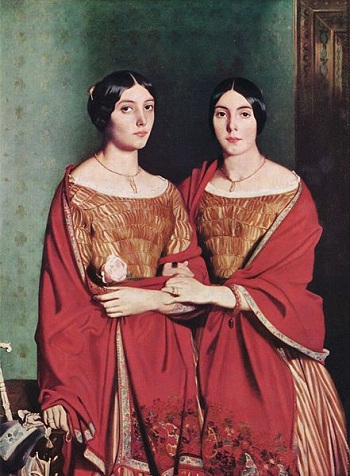 Two Sisters, 1843 (Théodore Chassériau) (1819-1856)    Musée du Louvre, Paris