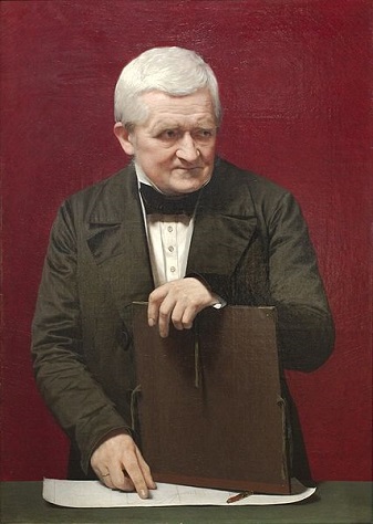 C. W. Eckersberg, 1850 (Johan Vilhelm Gertner) (1818-1871) Akademiraadet Copenhagenn 
