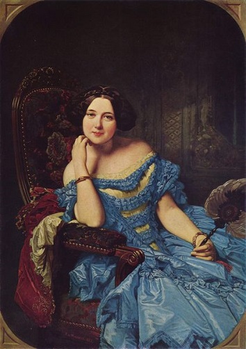 Amalia de Llano y Dotres, Countess of Vilches, 1853 (Federico de Madrazo y Kuntz) (1815-1894)  Museo del Prado, Madrid 