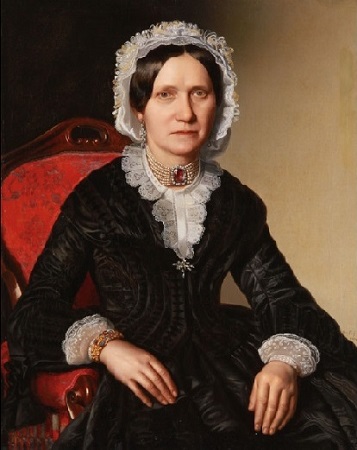 A Woman, 1854 (Ludwig Beyfuss) (1805-????)  Jacksons Auctioneers, Cedar Falls, IA,  2013 