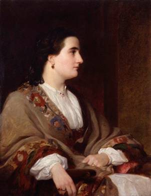 Lucie, Lady Duff-Gordon, 1851 (Henry Wyndham Phillips) (1820-1868)   National Portrait Gallery, London     NPG 5584