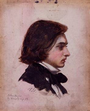 Self-Portrait, 1851 (Arthur Hughes) (1832-1915)   National Portrait Gallery, London     NPG 2759  