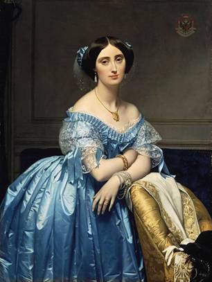 Joséphine Eléonore Marie Pauline de Galard de Brassacede Béarn, Princesse de Broglie, ca. 1851–53 (Jean_Auguste-Dominique Ingres)  (1780-1867)  The Metropolitan Museum of Art, New York, NY   1975.1.186   