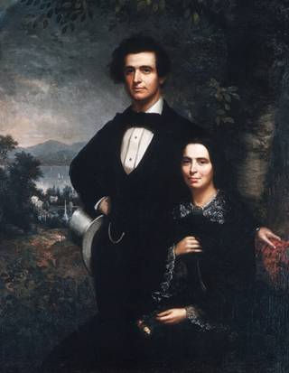 Mr. & Mrs. Daniel T. MacFarlan, 1858   (Theodore E. Pine) (1827-1905)   The Metropolitan Museum of Art, New York, NY     50.155.1 