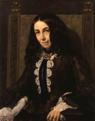 Elizabeth Barrett Browning, 1858  (Michele Gordigiani) (1830-1909) National Portrait Gallery, London     NPG 1899 