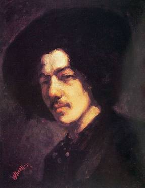 Self Portrait (James McNeill Whistler)  (1834-1903) Location TBD 