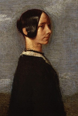 Jane Welsh (detail), 1852 (Samuel Laurence) (1812-1884)   National Portrait Gallery, London,   NPG 1175  
