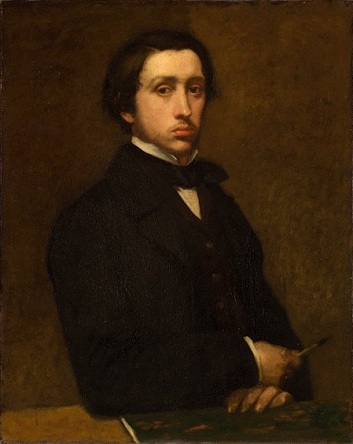 Self-Portrait, 1855 (Edgar Degas) (1834-1917)  Musée de Orsay, Paris,   RF 2649 